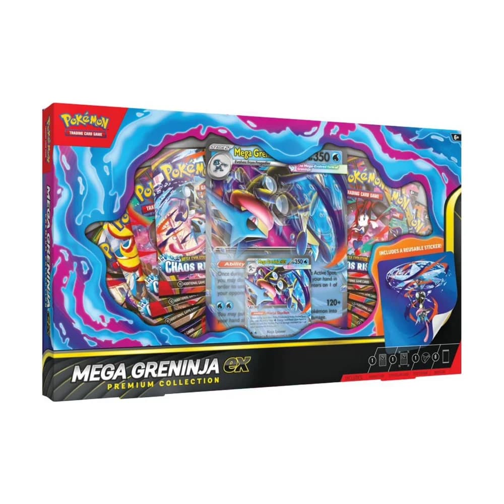 بوكيمون تي سي جي – مجموعة Mega Greninja ex Premium Collection