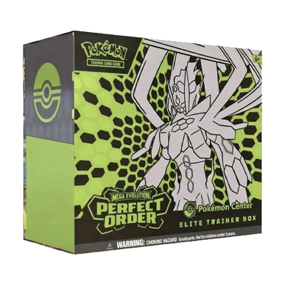 بوكيمون تي سي جي – صندوق Elite Trainer Box لإصدار Perfect Order (نسخة Pokémon Center الحصرية)