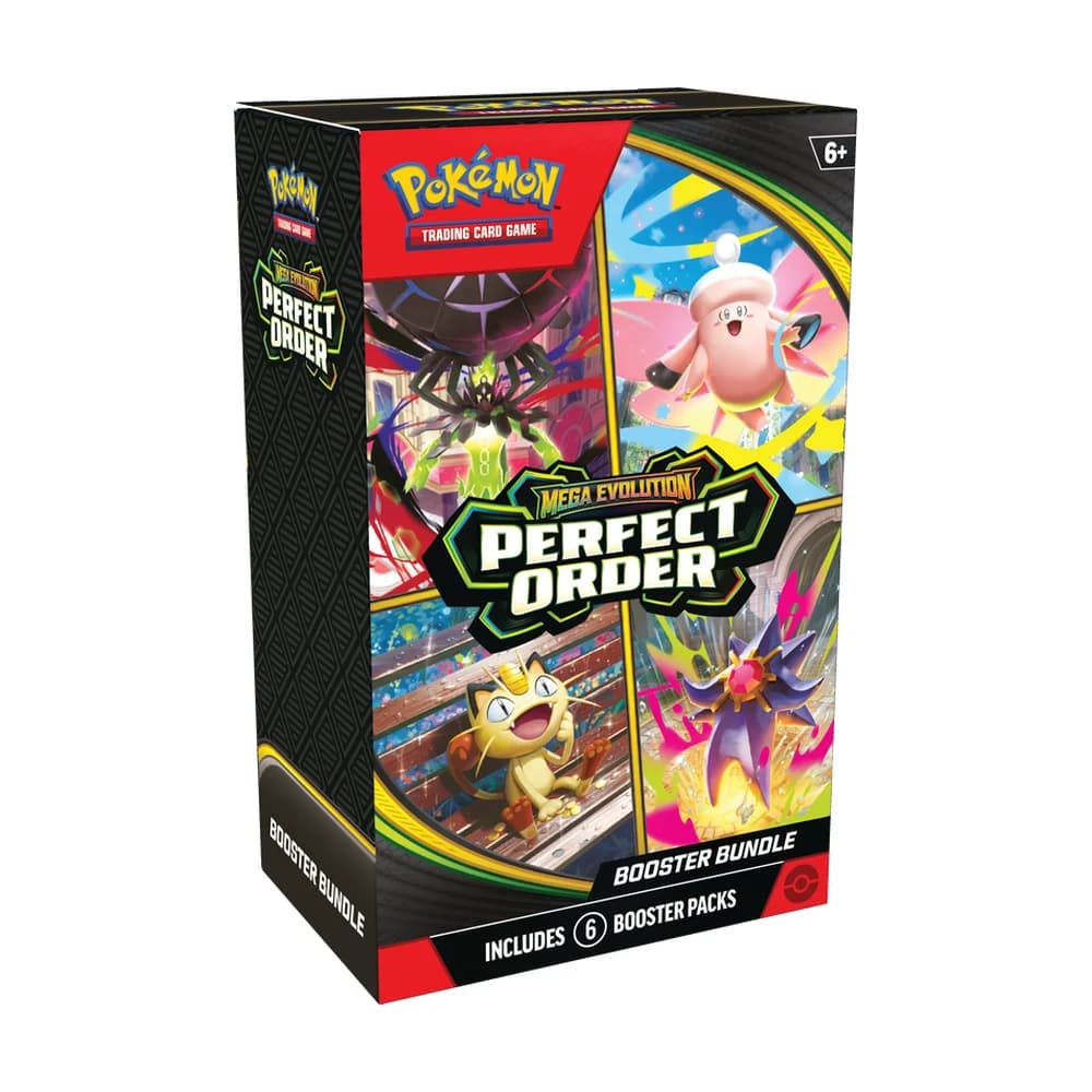 بوكيمون تي سي جي – مجموعة بوستر Mega Evolution: Perfect Order (Booster Bundle)
