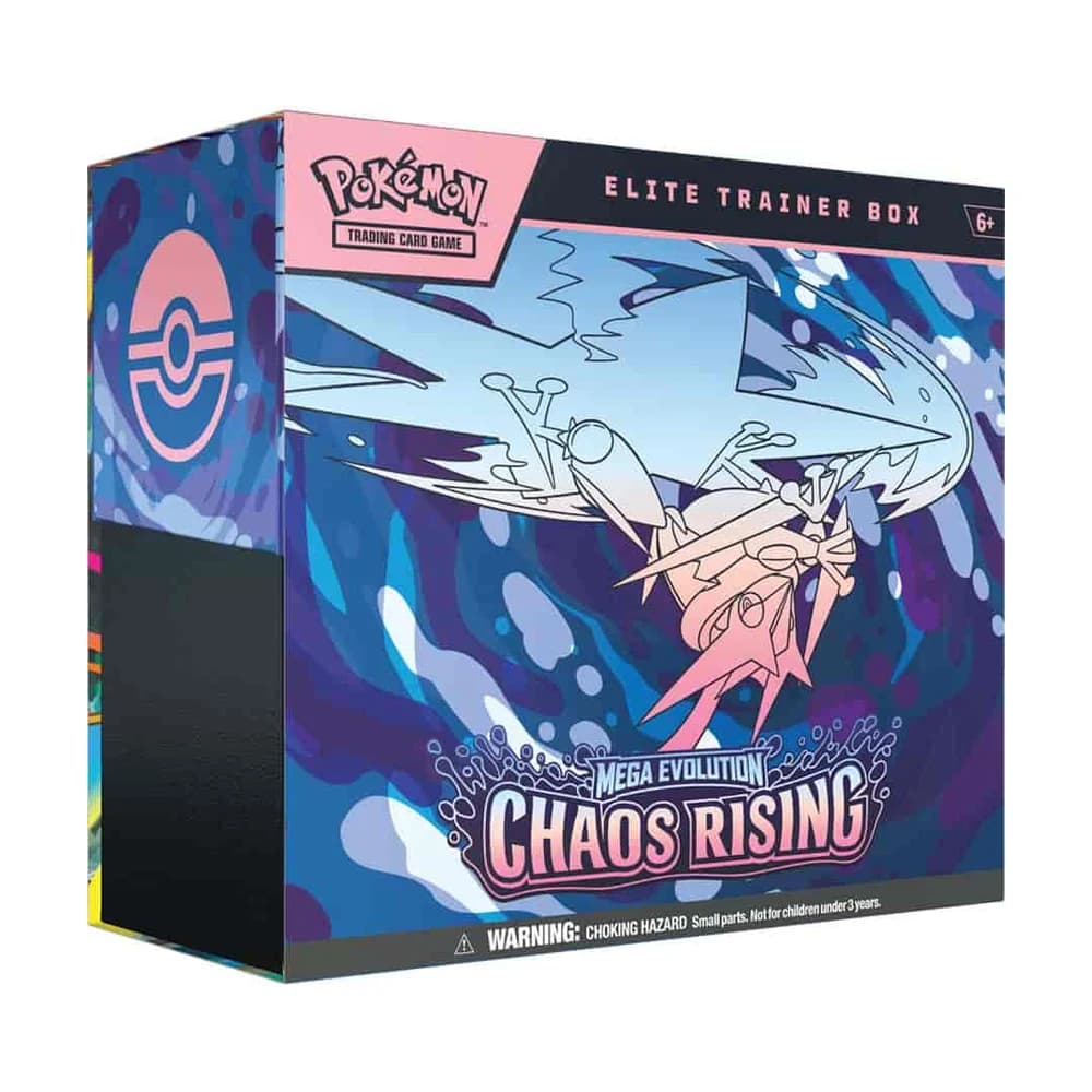 بوكيمون تي سي جي – صندوق Elite Trainer Box لـ Chaos Rising (Mega Evolution)